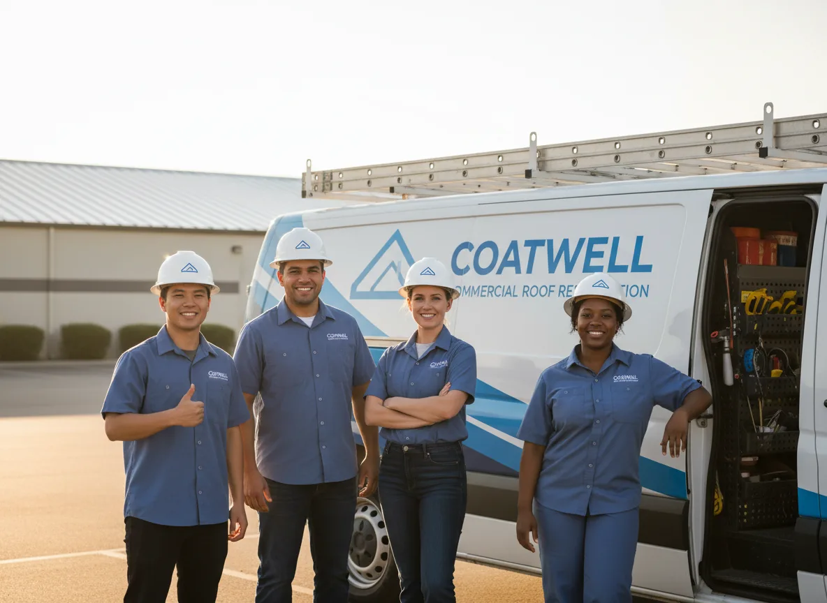 Commercial roof coating company in Somerset, MA